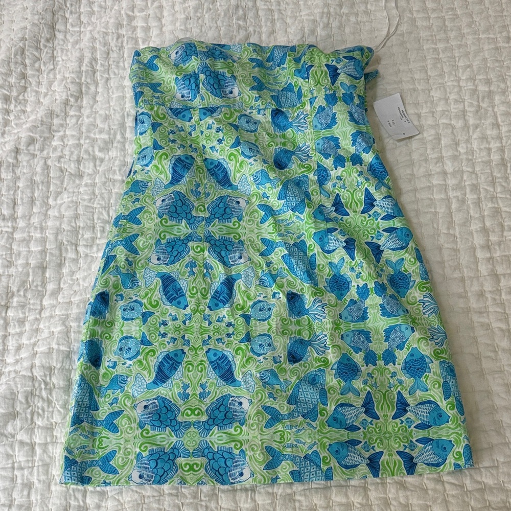 Kaeli Smith Blue and Green Mini Dress